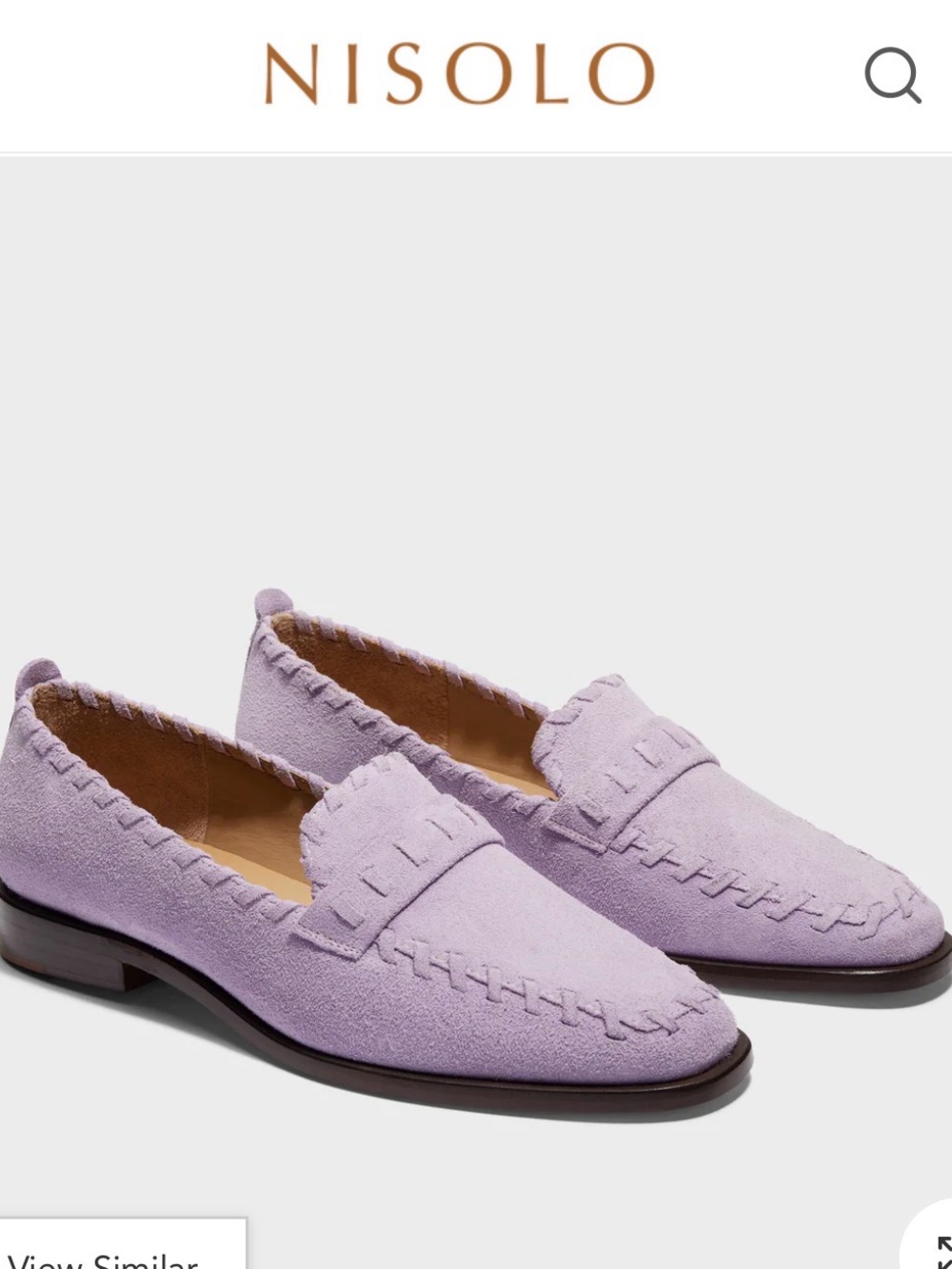 NISOLO Lidia Whipstitch Loafer